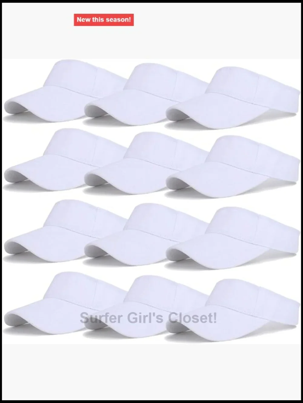 Adjustable UV Protection Sports Sun Visor for Golf Tennis Running